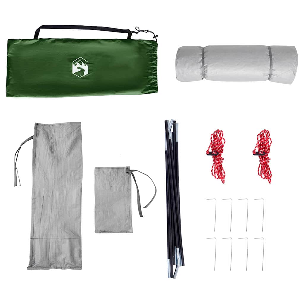 vidaXL Tent met dak Anders Groen en Zwart