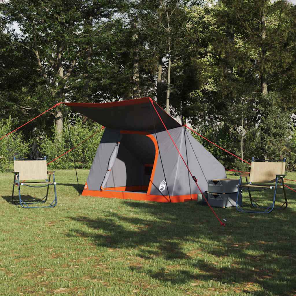 vidaXL Camping Tent Groen 282 x 225 x 154 cm Polyester