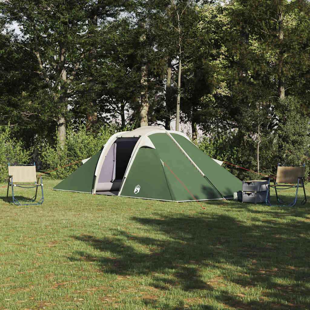 vidaXL Tent met dak Other Groen en Zwart 510 x 240 x 156 cm