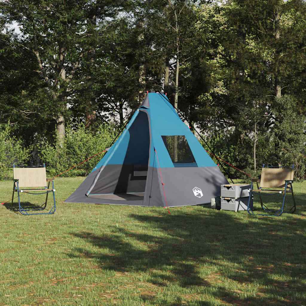 vidaXL Tent met dak Other Groen en Zwart 383 x 338 x 217 cm Polyester