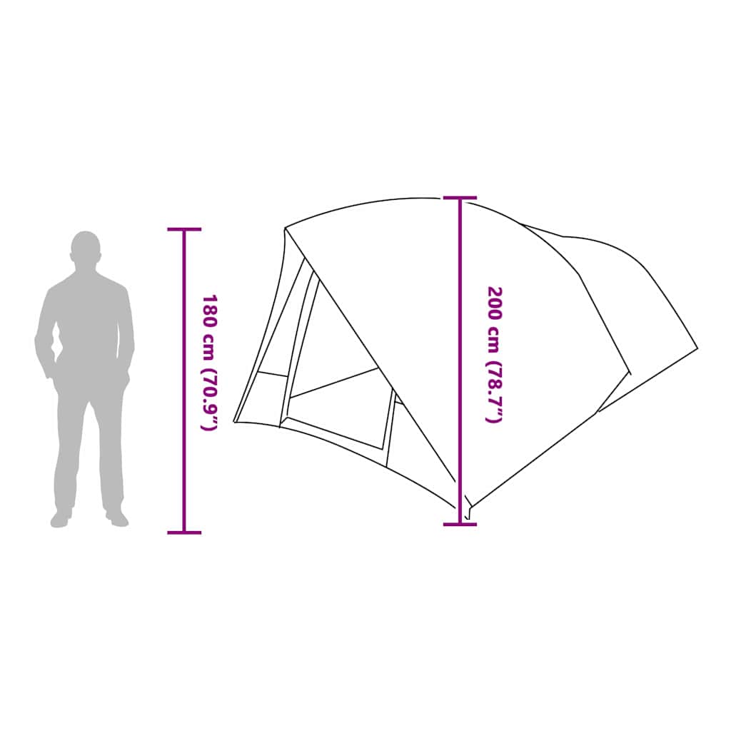 vidaXL Tunnel tent 500 x 348 x 200 cm