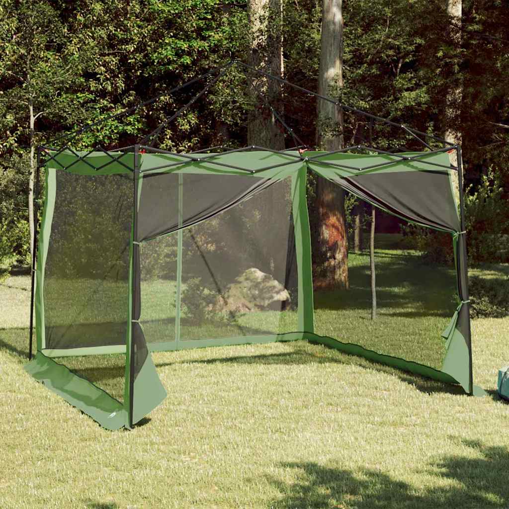 vidaXL Tent met dak Anders met luchtopening Verstelbaar Blauw en Zwart 303 x 303 cm