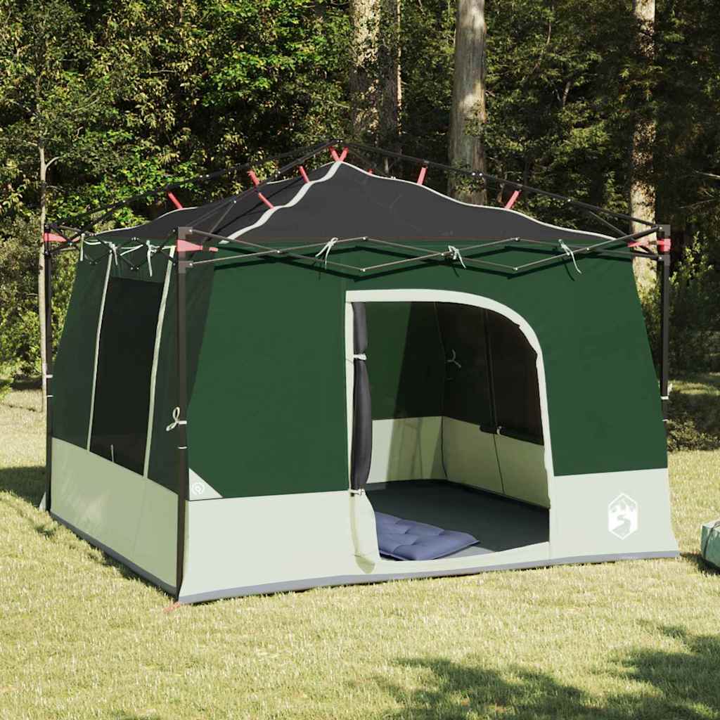 vidaXL Tent met dak Anders met luchtopening Blauw en Zwart 290 x 288 cm