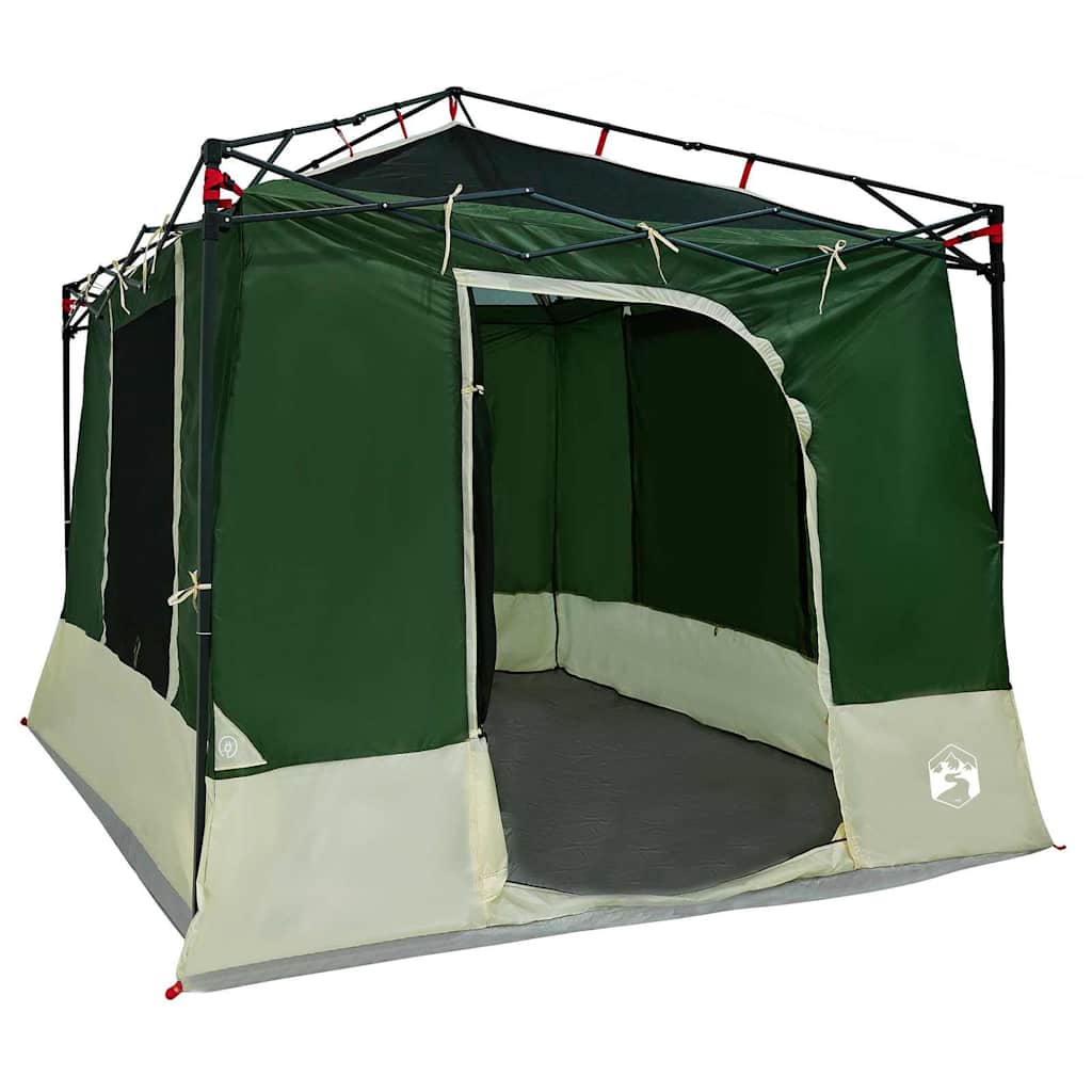 vidaXL Tent met dak Anders met luchtopening Blauw en Zwart 290 x 288 cm