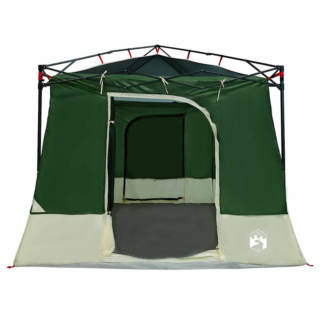 vidaXL Tent met dak Anders met luchtopening Blauw en Zwart 290 x 288 cm