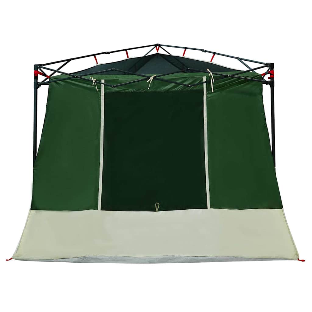 vidaXL Tent met dak Anders met luchtopening Blauw en Zwart 290 x 288 cm
