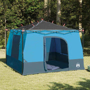 vidaXL Tent met dak Anders met luchtopening Blauw en Zwart 290 x 288 cm
