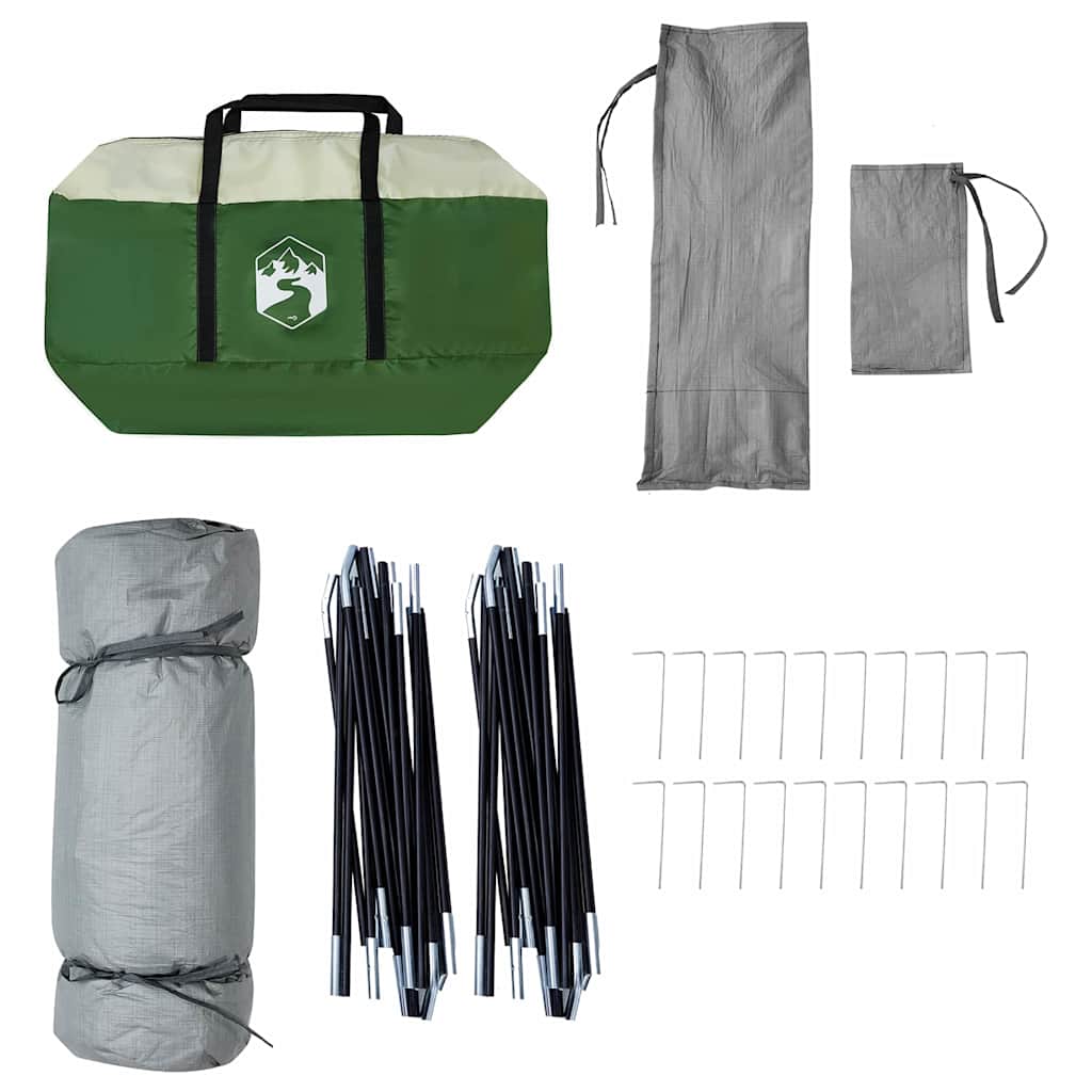 vidaXL Tent met dak Anders met luchtopening Blauw en Zwart 520 x 520 x 190 cm