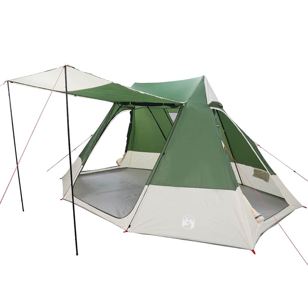 vidaXL Camping Tent Groen 482 x 360 x 227 cm Polyester