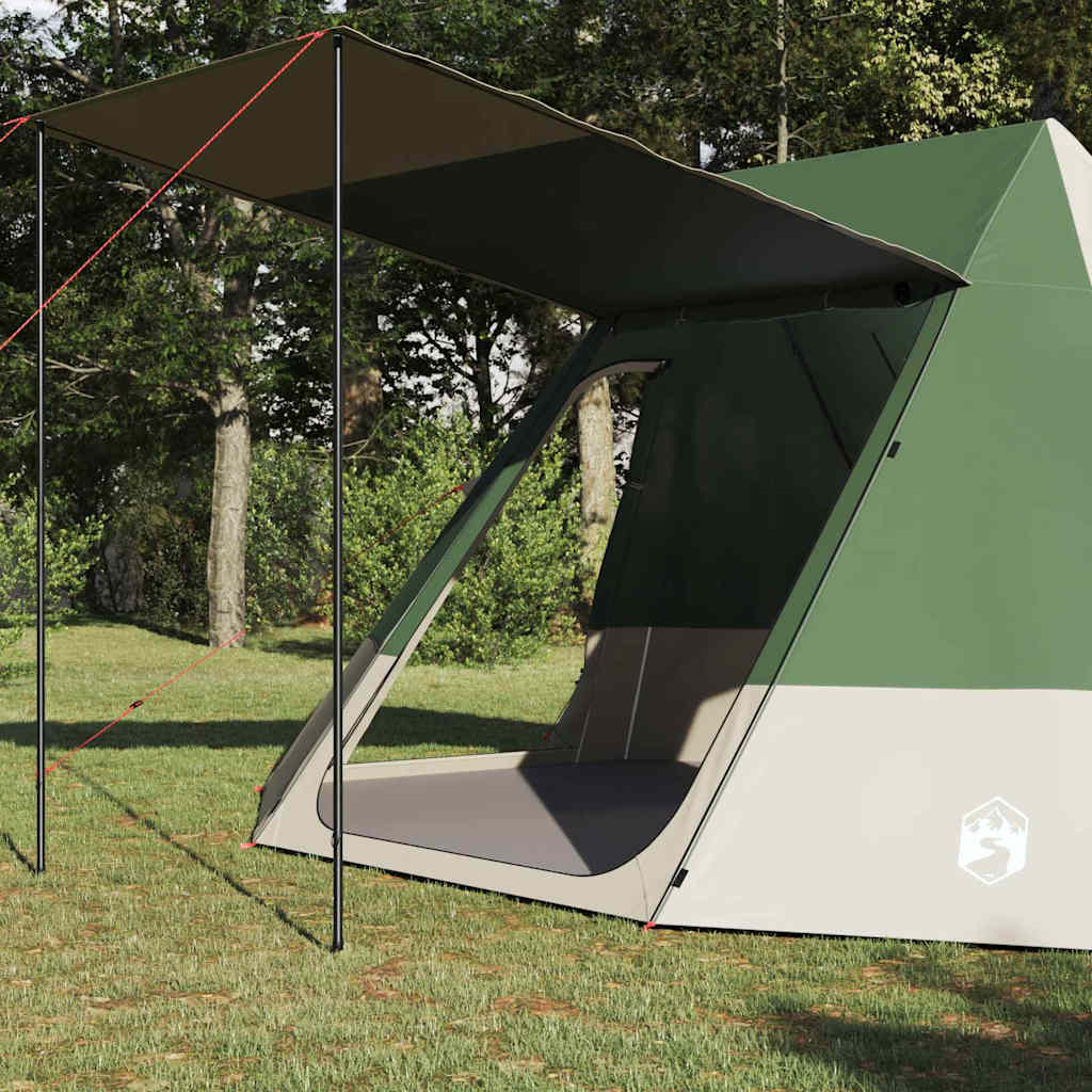 vidaXL Camping Tent Groen 482 x 360 x 227 cm Polyester