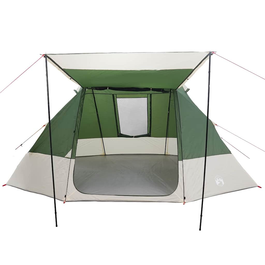 vidaXL Camping Tent Groen 482 x 360 x 227 cm Polyester