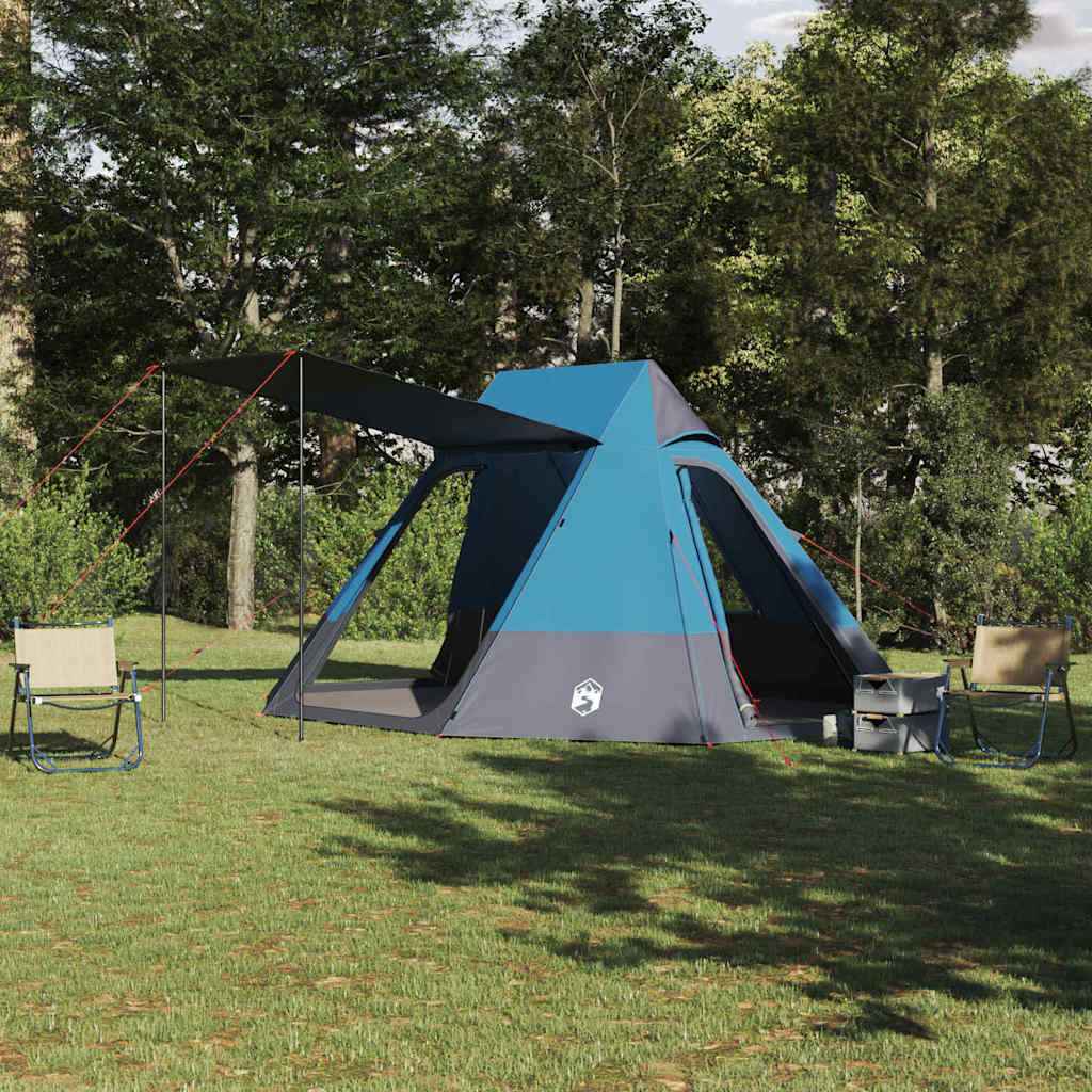 vidaXL Camping Tent Groen 482 x 360 x 227 cm Polyester