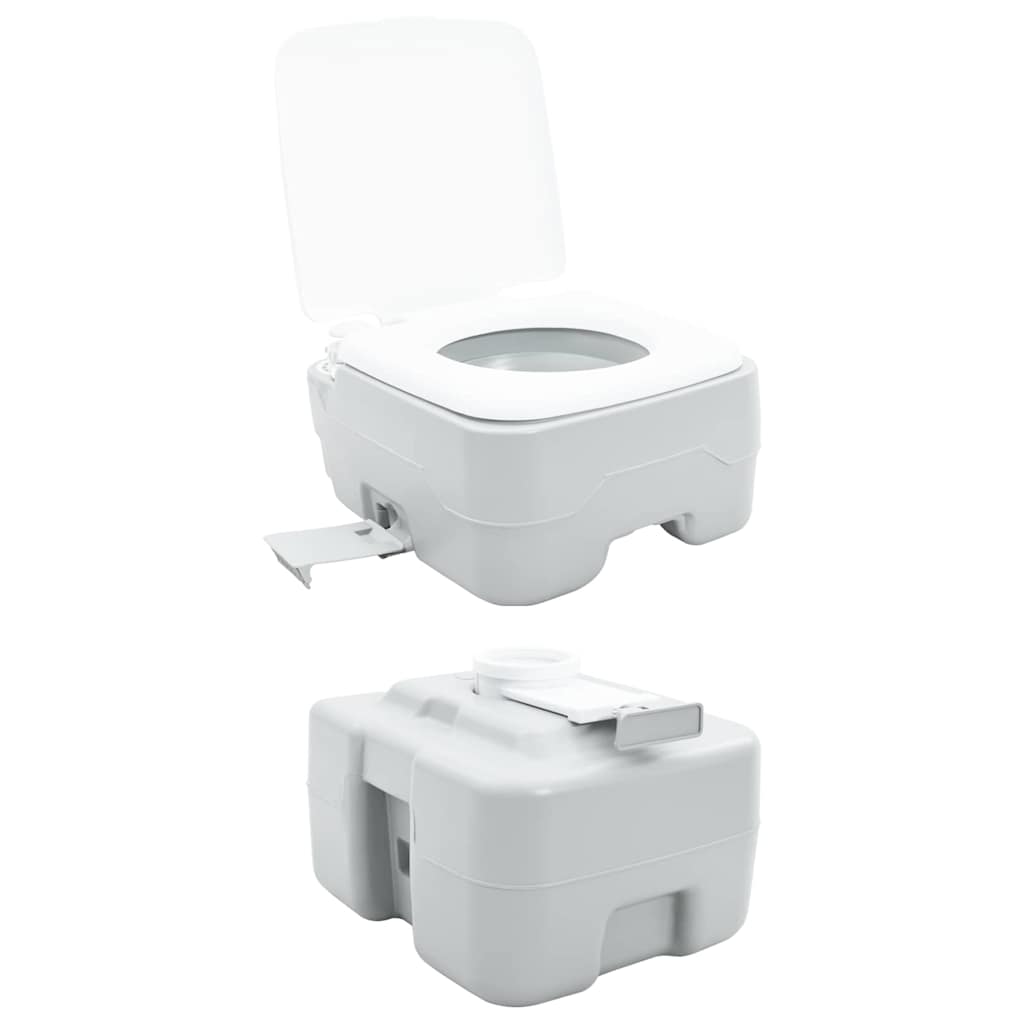 vidaXL Camping Toilet Grijs 41.5 x 36.5 x 42 cm