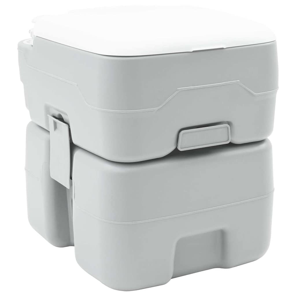 vidaXL Camping Toilet Grijs 41.5 x 36.5 x 42 cm