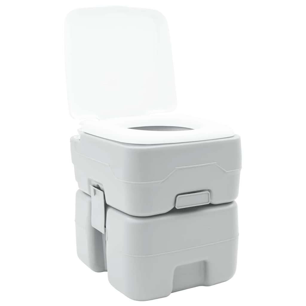 vidaXL Camping Toilet Grijs 41.5 x 36.5 x 42 cm