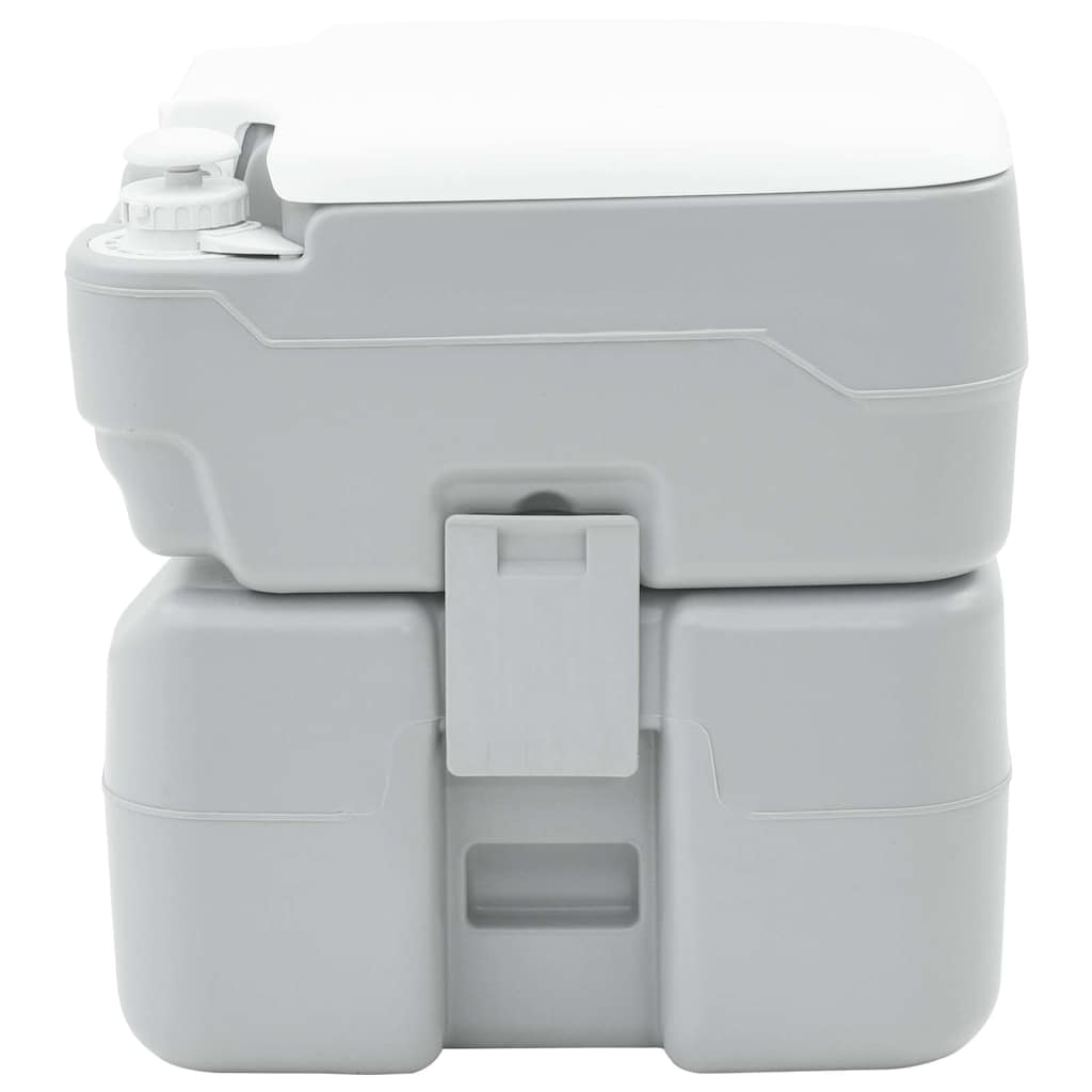 vidaXL Camping Toilet Grijs 41.5 x 36.5 x 42 cm