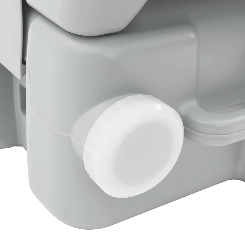 vidaXL Camping Toilet Grijs 41.5 x 36.5 x 42 cm