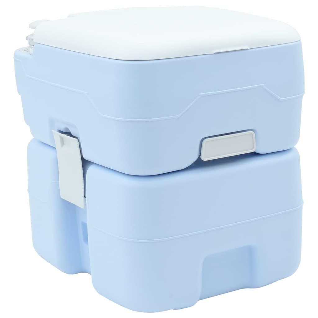 vidaXL Camping Toilet Grijs 41.5 x 36.5 x 42 cm
