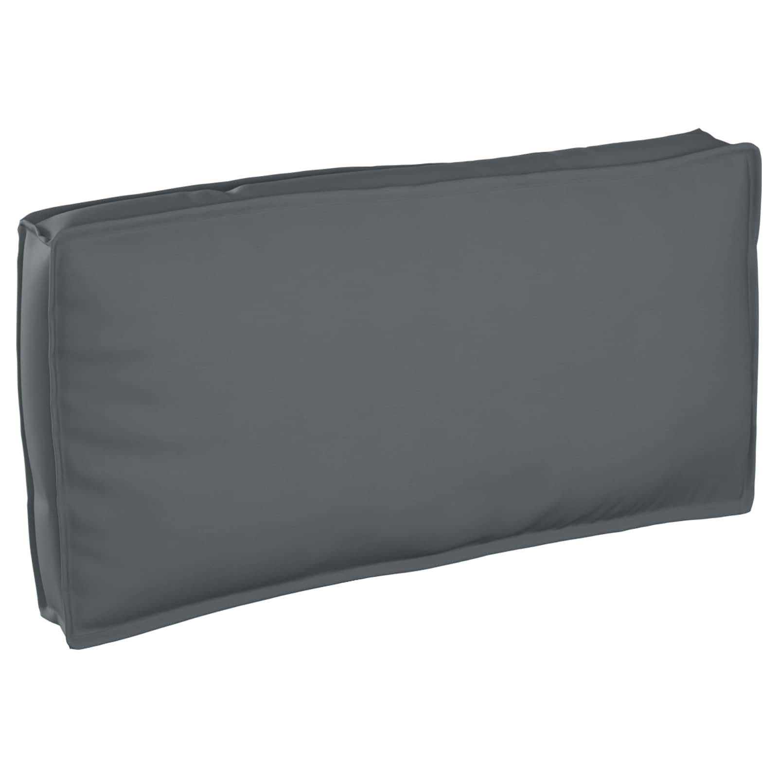 vidaXL Ligbedkussen voor Zit-/Rugleuning Anthraciet 120x60x12 cm Oxford Stof