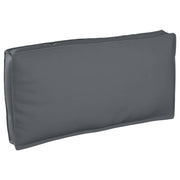 vidaXL Ligbedkussen voor Zit-/Rugleuning Anthraciet 120x60x12 cm Oxford Stof