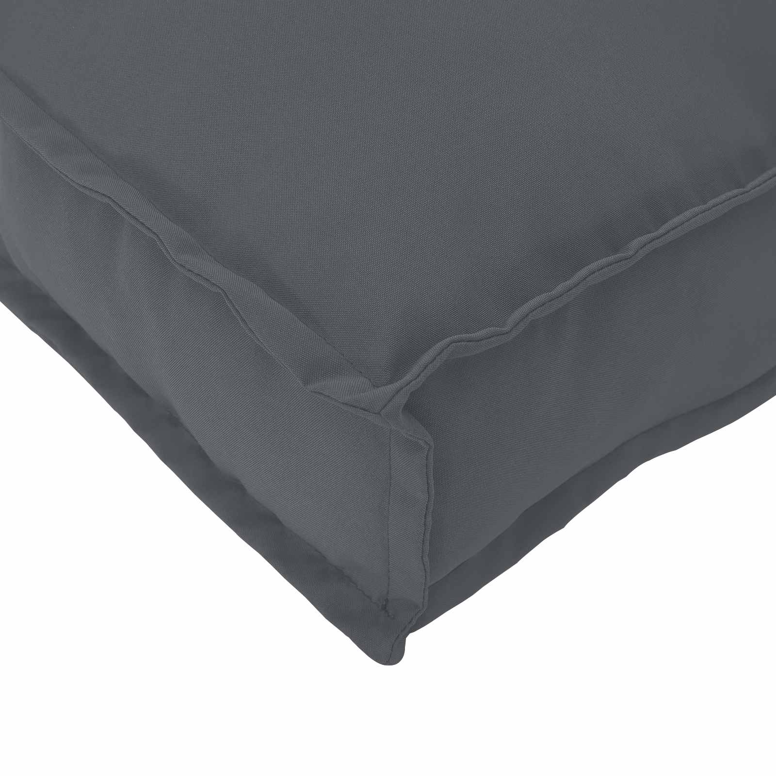 vidaXL Ligbedkussen voor Zit-/Rugleuning Anthraciet 120x60x12 cm Oxford Stof