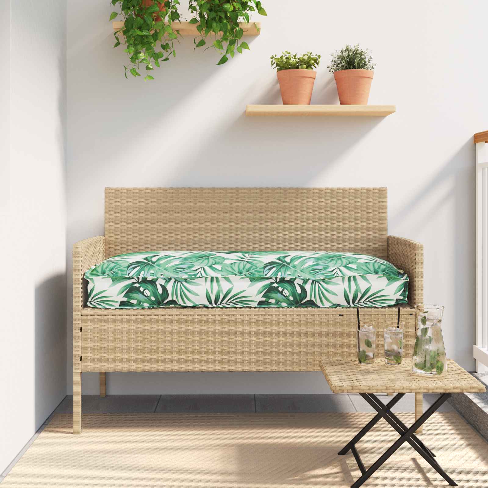 vidaXL Ligbedkussen voor Zit-/Rugleuning Anthraciet 120x60x12 cm Oxford Stof
