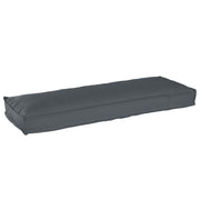 vidaXL Ligbedkussen voor Bank - Antraciet 120 x 40 x 8 cm - Oxford Stof