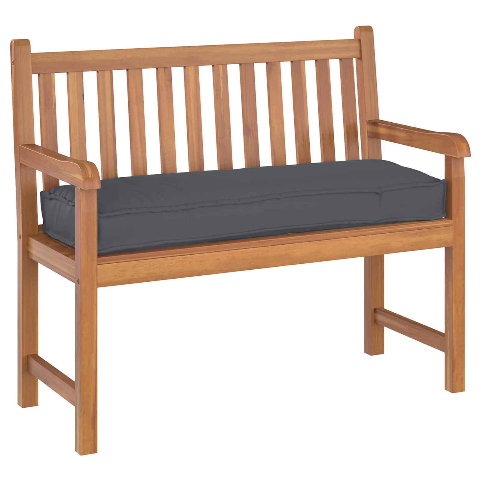 vidaXL Ligbedkussen voor Bank - Antraciet 120 x 40 x 8 cm - Oxford Stof