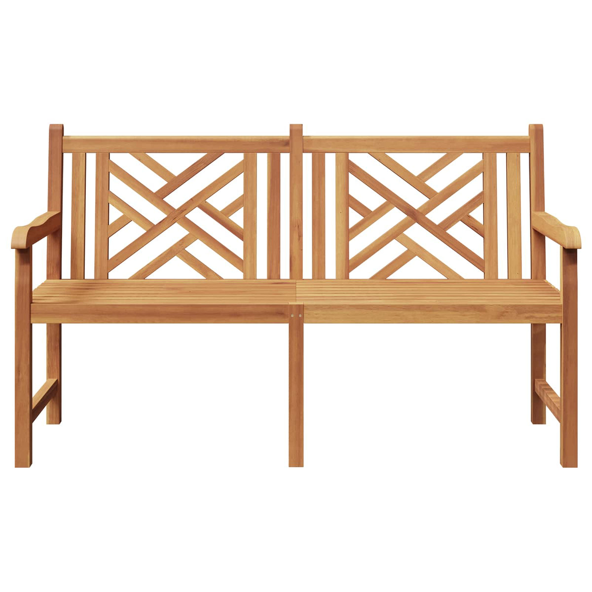 vidaXL Tuinbank Bruin 228 x 60 x 90 cm Massief teakhout