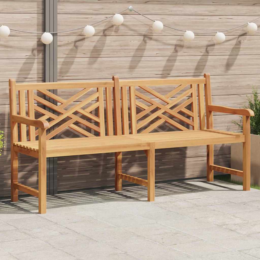 vidaXL Tuinbank Bruin 228 x 60 x 90 cm Massief teakhout