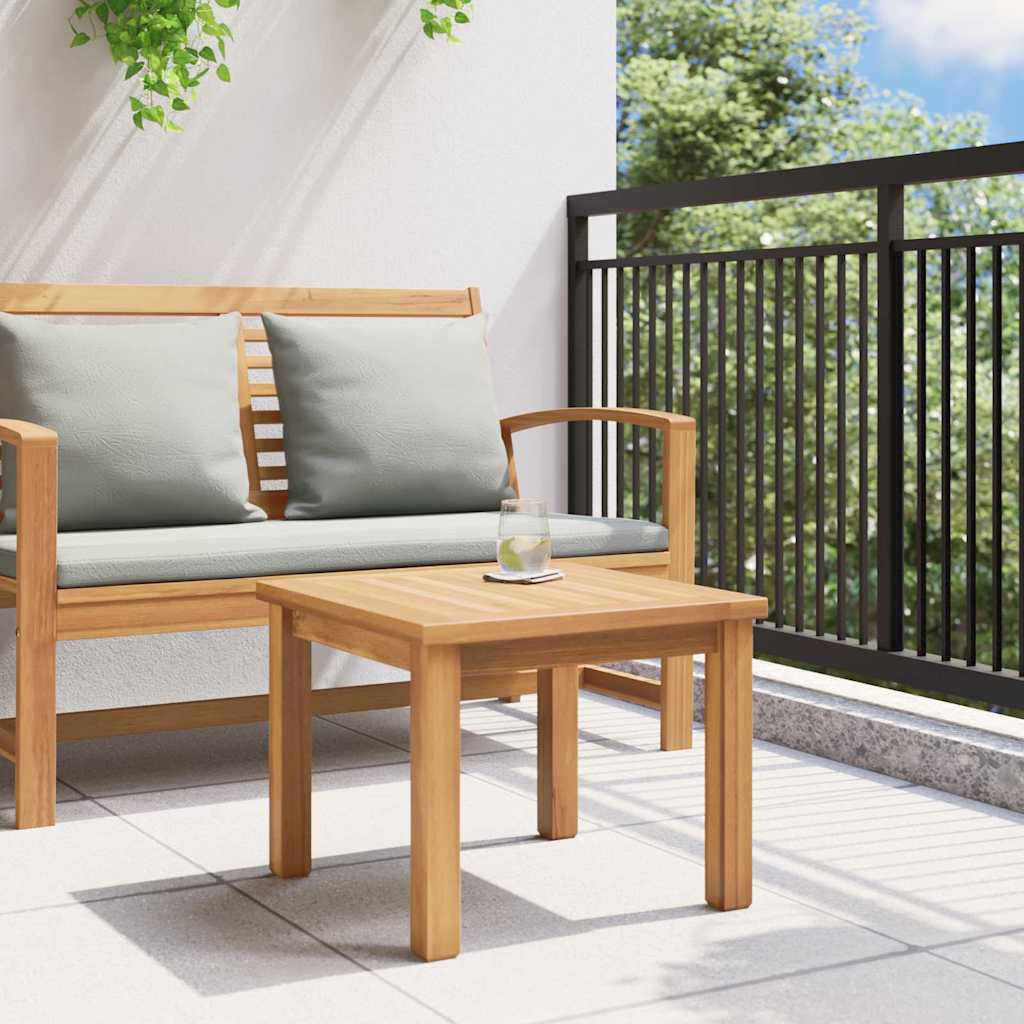 vidaXL Salontafel Bruin 45 x 45 x 36 cm Massief teakhout