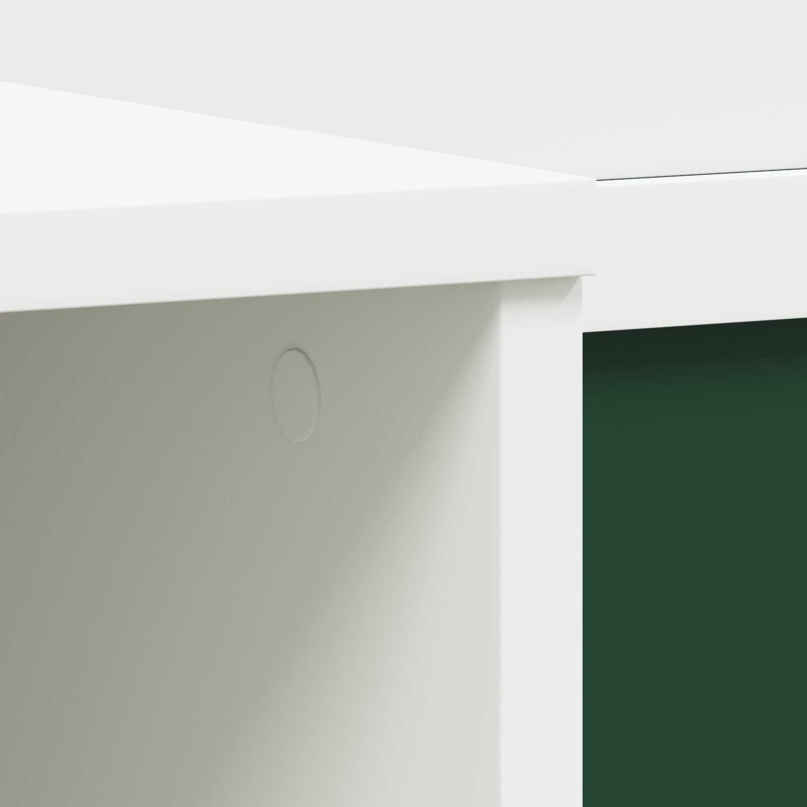 vidaXL Schoolbord bureau Wit 120 x 45 x 118.5 cm Bewerkt hout