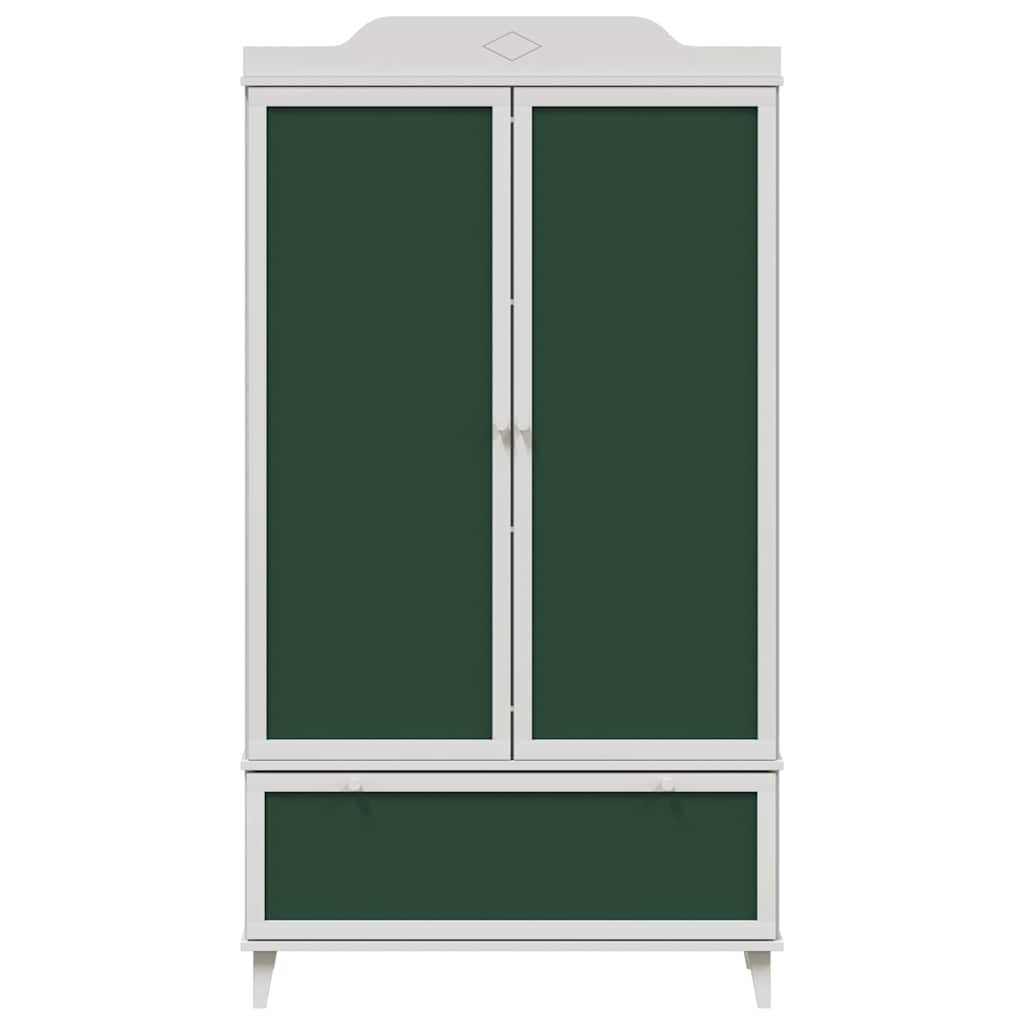 vidaXL Krijtbord Kast met lade met plank met opslag Wit Bewerkt hout