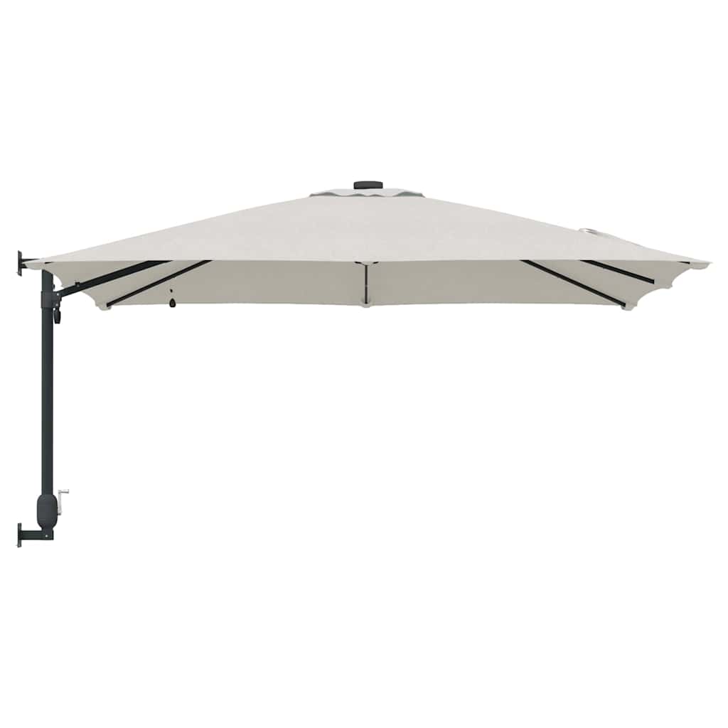 vidaXL Tuinparasol Zand 248.5 x 247.5 x 160 cm Stof