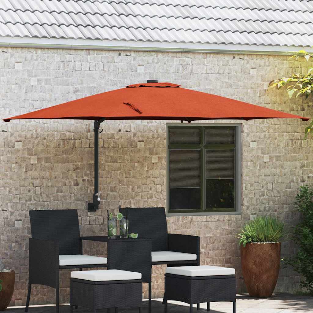 vidaXL Tuinparasol Zand 248.5 x 247.5 x 160 cm Stof
