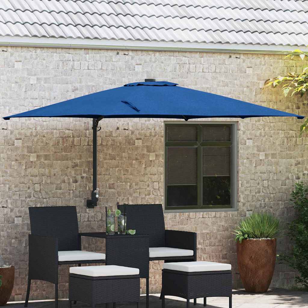 vidaXL Tuinparasol Zand 248.5 x 247.5 x 160 cm Stof