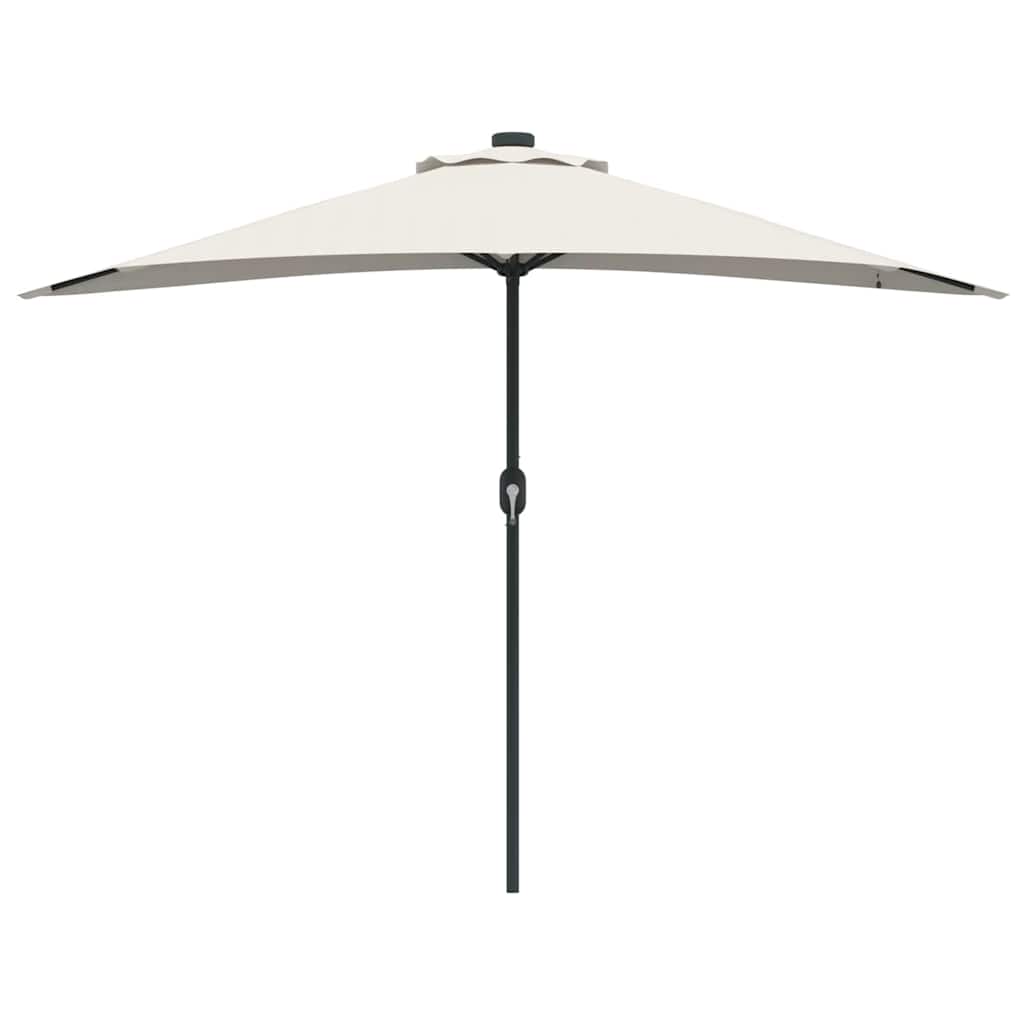 vidaXL Tuinsaal Half Zand 294 x 150 x 224 cm Stof