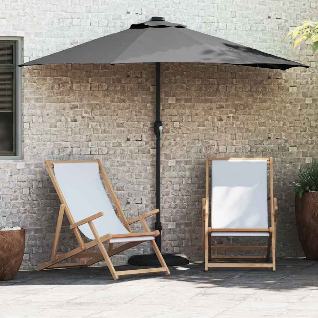 vidaXL Tuinsaal Half Zand 294 x 150 x 224 cm Stof