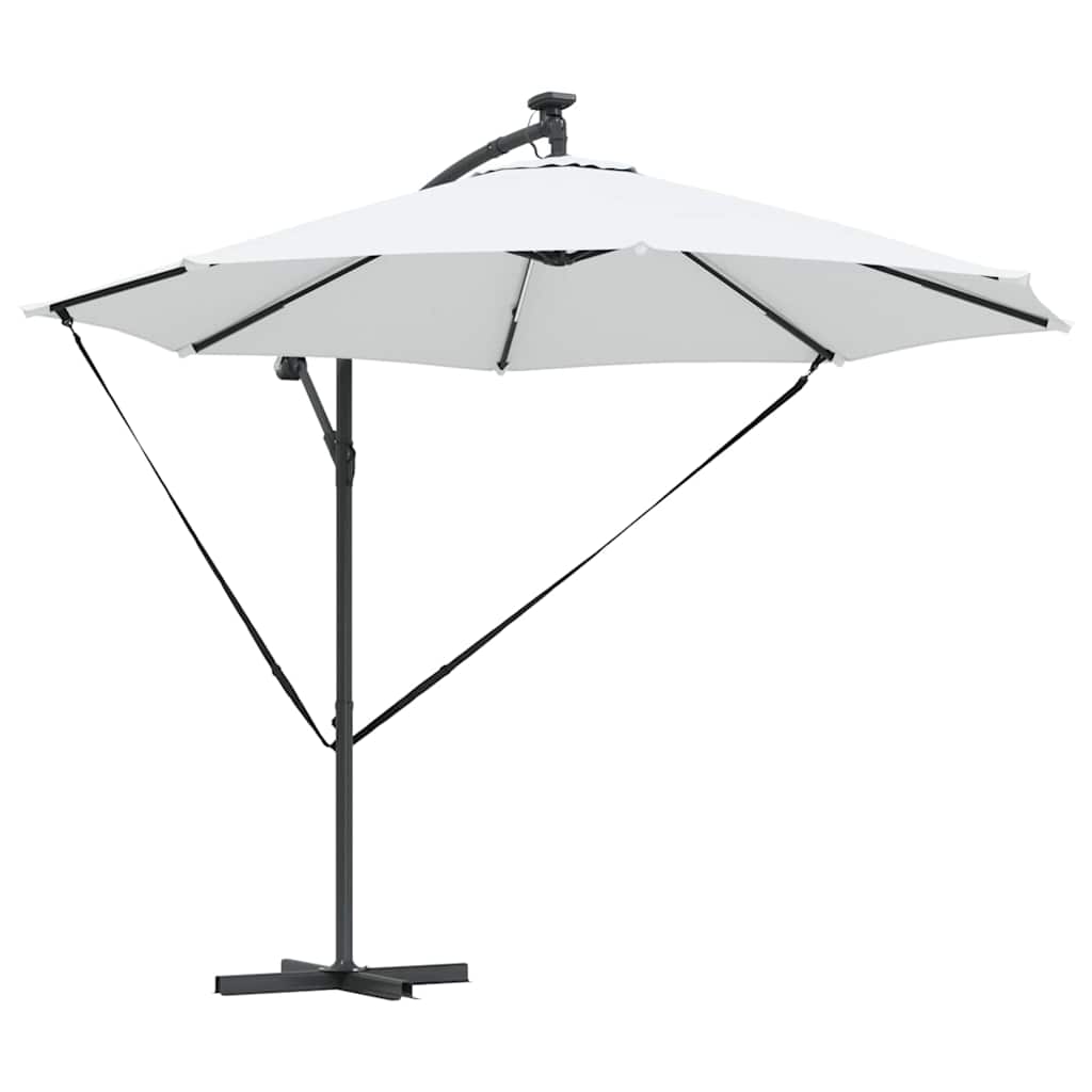 vidaXL Cantilever Banana Parasol Zand 294 x 294 x 248 cm