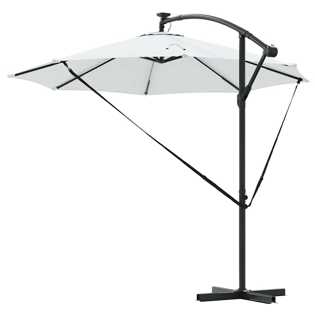 vidaXL Cantilever Banana Parasol Zand 294 x 294 x 248 cm
