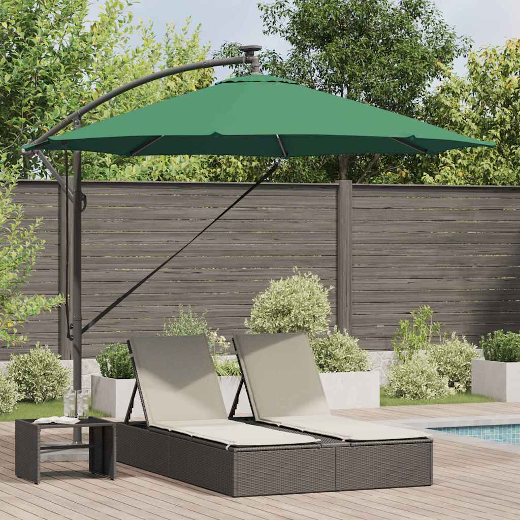 vidaXL Cantilever Banana Parasol Zand 294 x 294 x 248 cm
