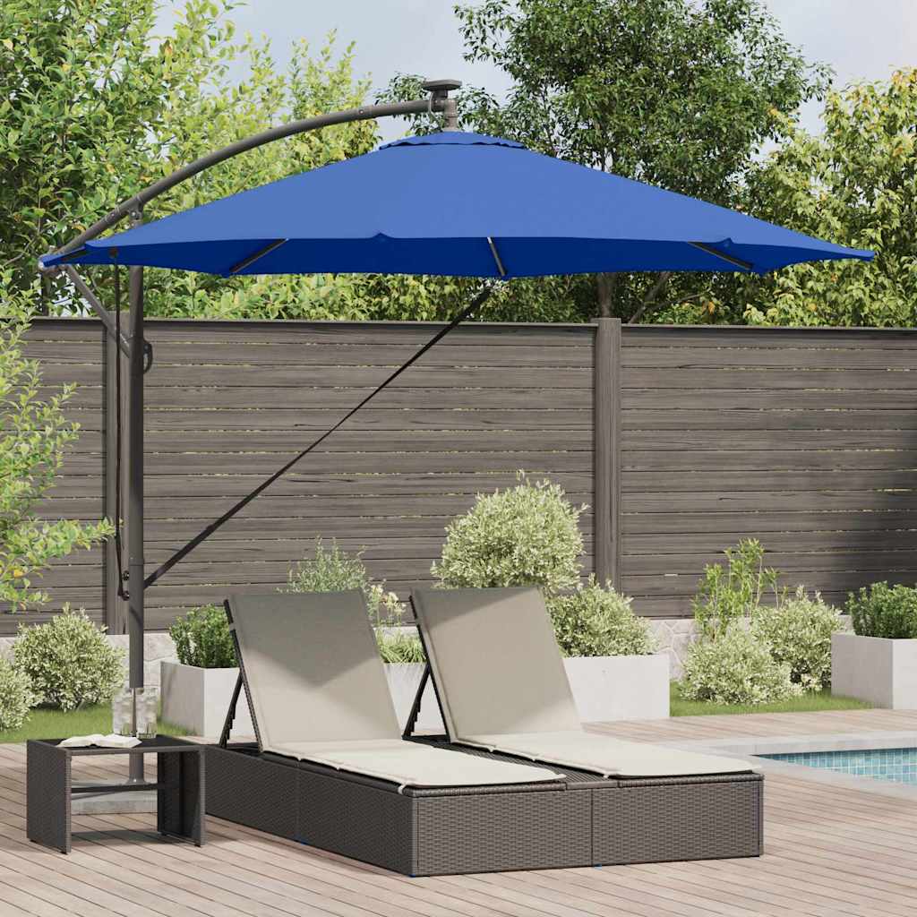 vidaXL Cantilever Banana Parasol Zand 294 x 294 x 248 cm