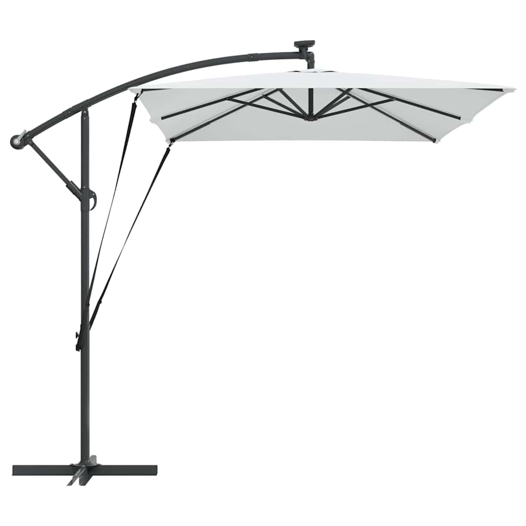 vidaXL Cantilever Banana Parasol Zand 294 x 200 x 254 cm