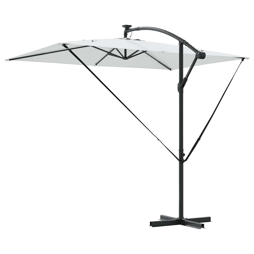 vidaXL Cantilever Banana Parasol Zand 294 x 200 x 254 cm