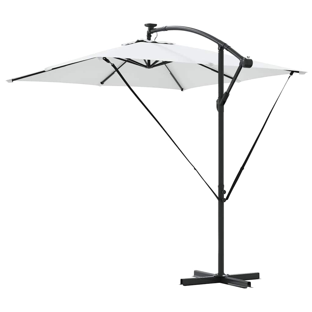 vidaXL Cantilever Banana Parasol Zand 249 x 249 x 250 cm