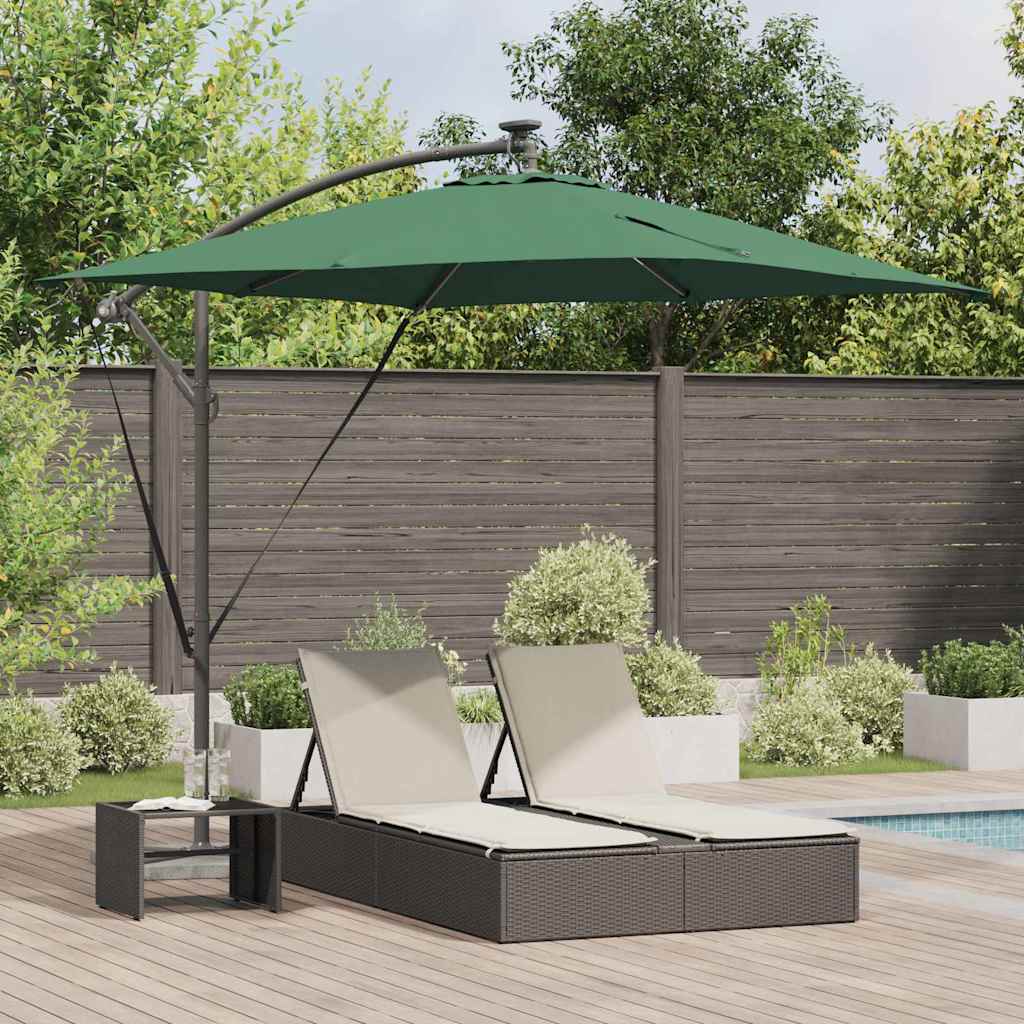 vidaXL Cantilever Banana Parasol Zand 249 x 249 x 250 cm
