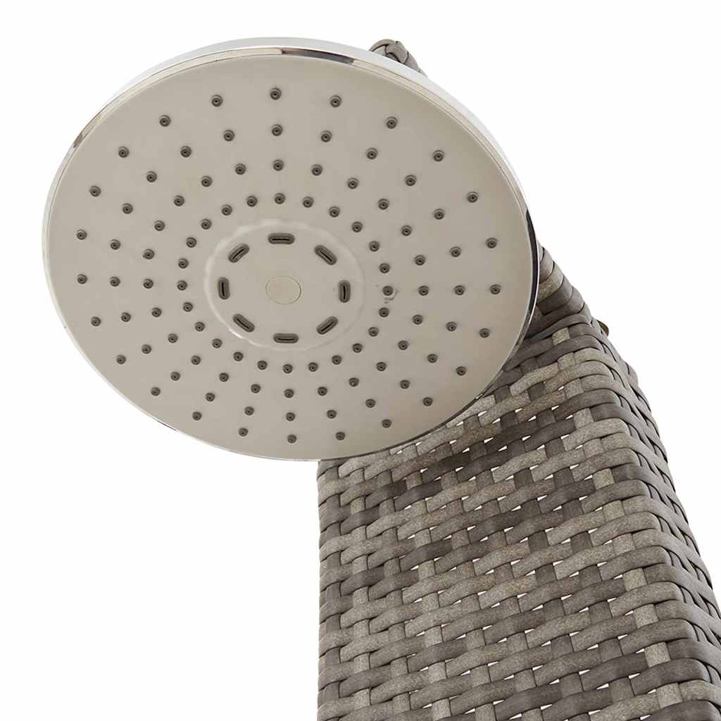 vidaXL Tuin Douche Grijs 60 x 80 x 214 cm Poly riet