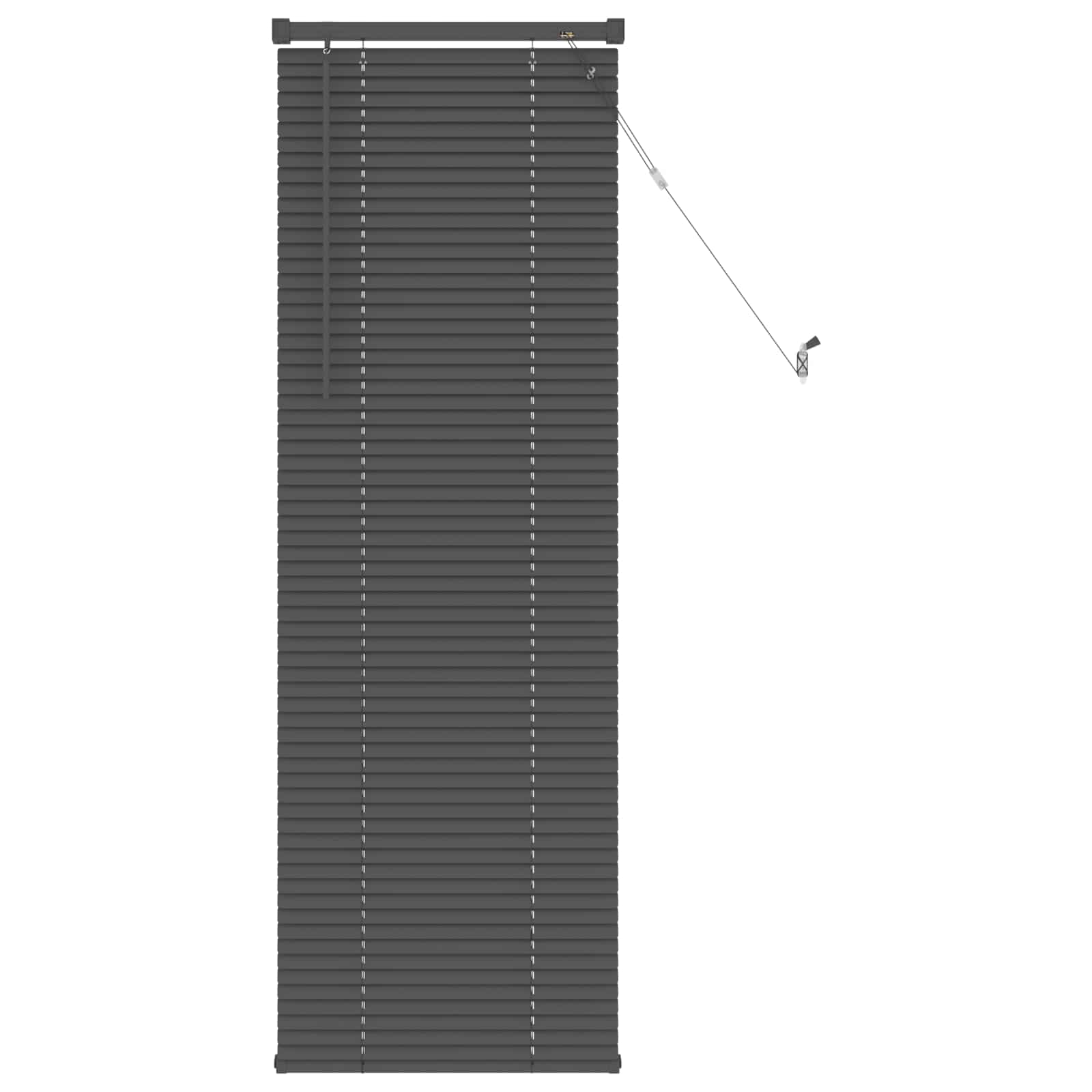 vidaXL Venetiaanse Blind Verstelbaar Zilvergrijs 150 x 40 cm PVC