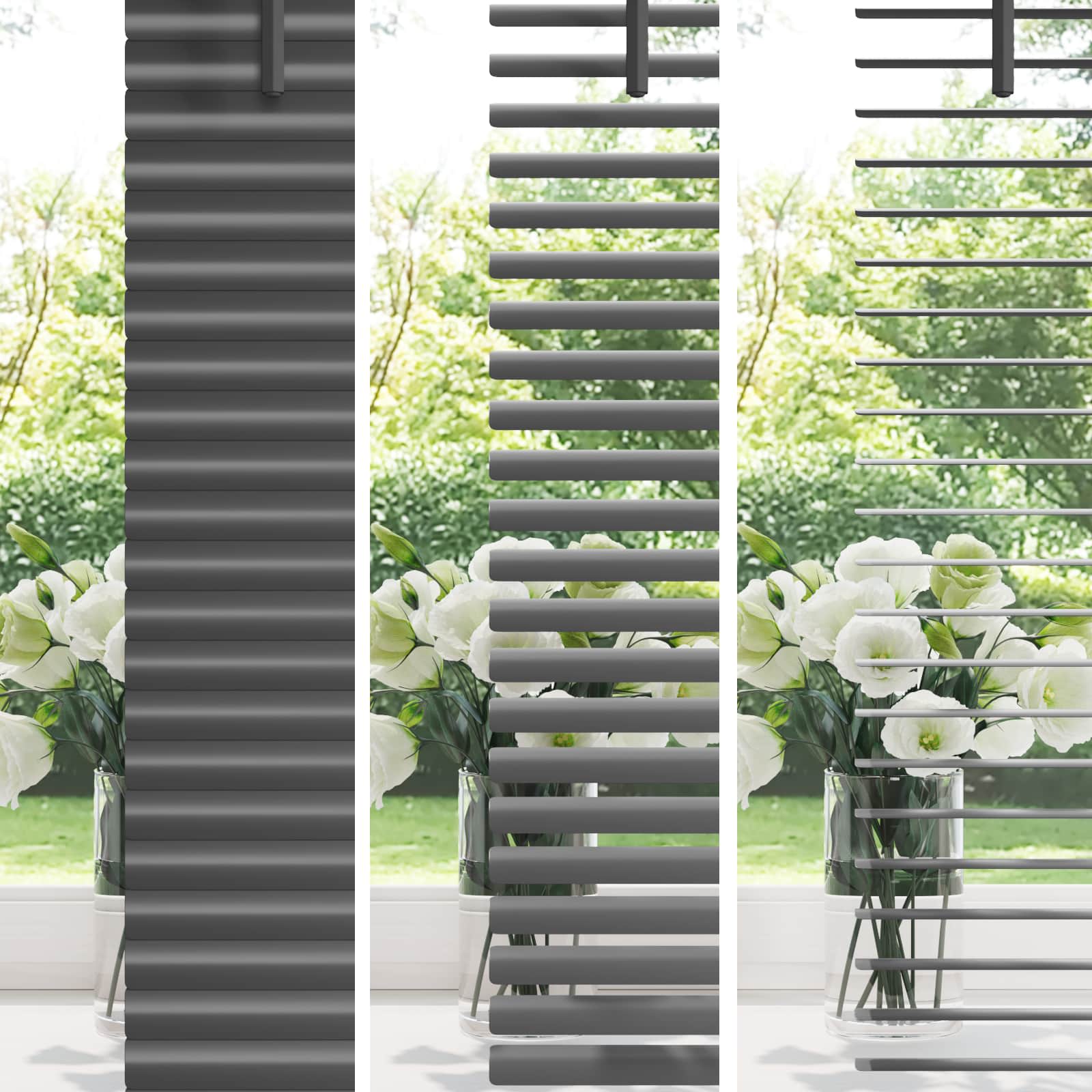 vidaXL Venetiaanse Blind Verstelbaar Zilvergrijs 150 x 40 cm PVC