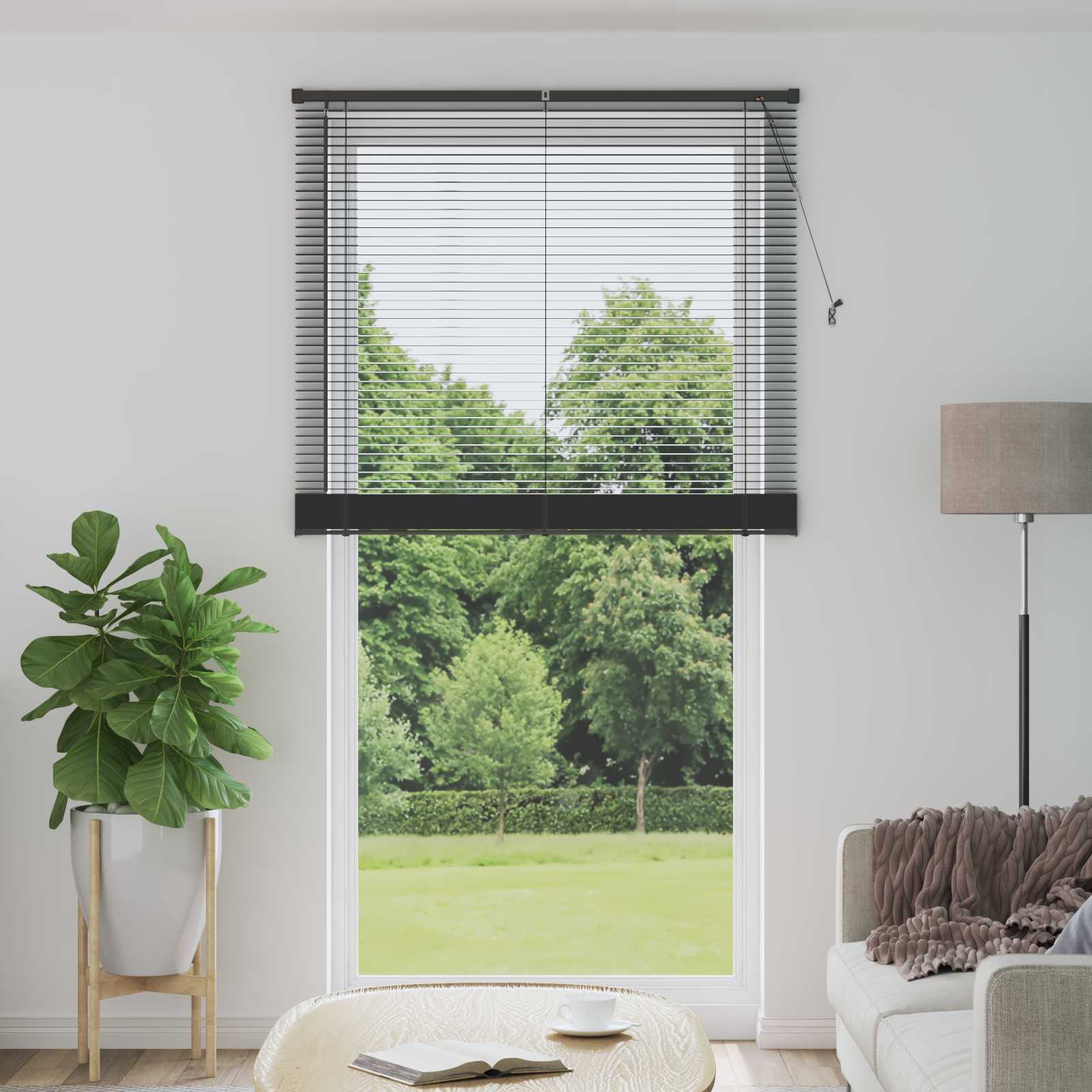 vidaXL Venetiaanse Blind Verstelbaar Zilvergrijs 150 x 40 cm PVC